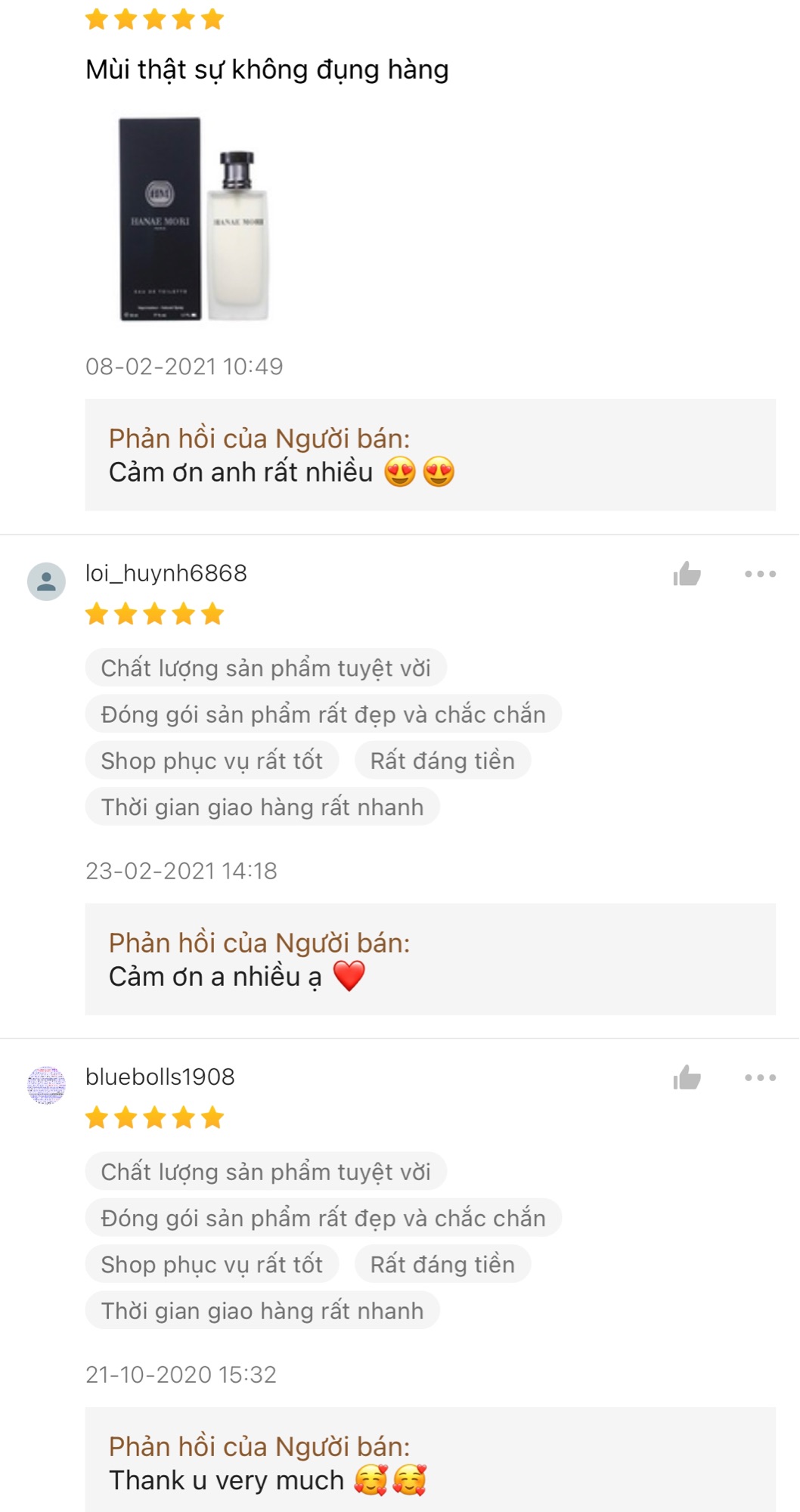 Nước hoa nam Hanae Mori EDT 100ml