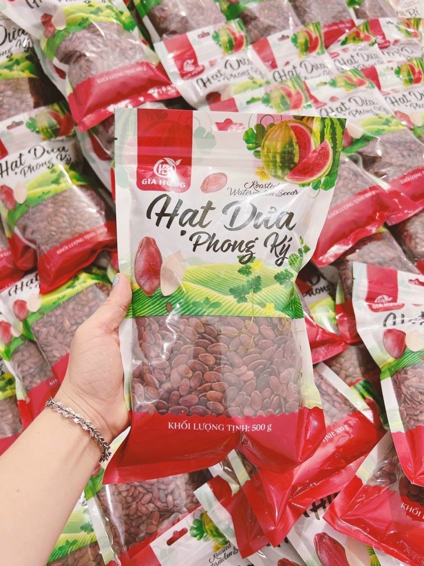 Hạt dưa rang phong ký 500gr - ăn vặt - quà biếu ý nghĩa