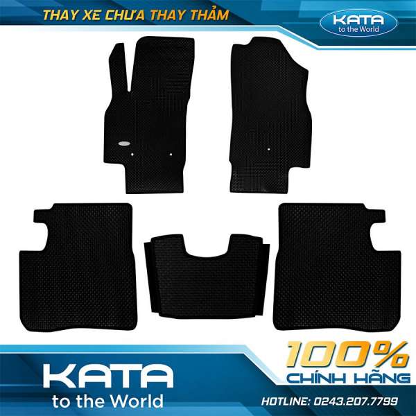 Thảm lót sàn KATA ôtô VinFast Fadil Basic ( hàng chính hãng )-MÀU ĐEN