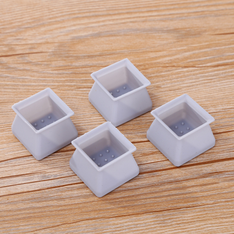[SET 4] Miếng silicon bọc chân bàn ghế hình vuông dày