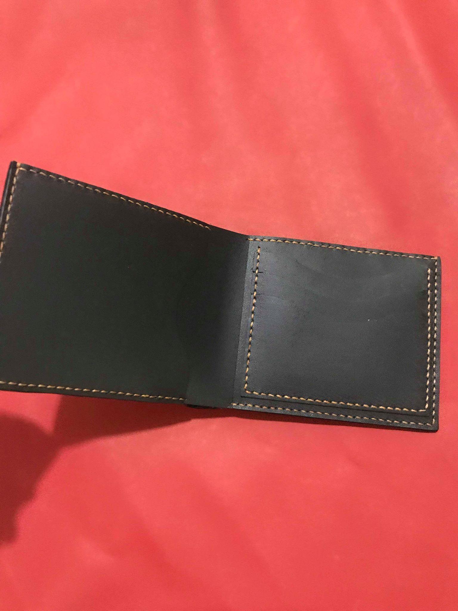 VÍ NAM GIẤU TIỀN DA BÒ THẬT HANDMADE