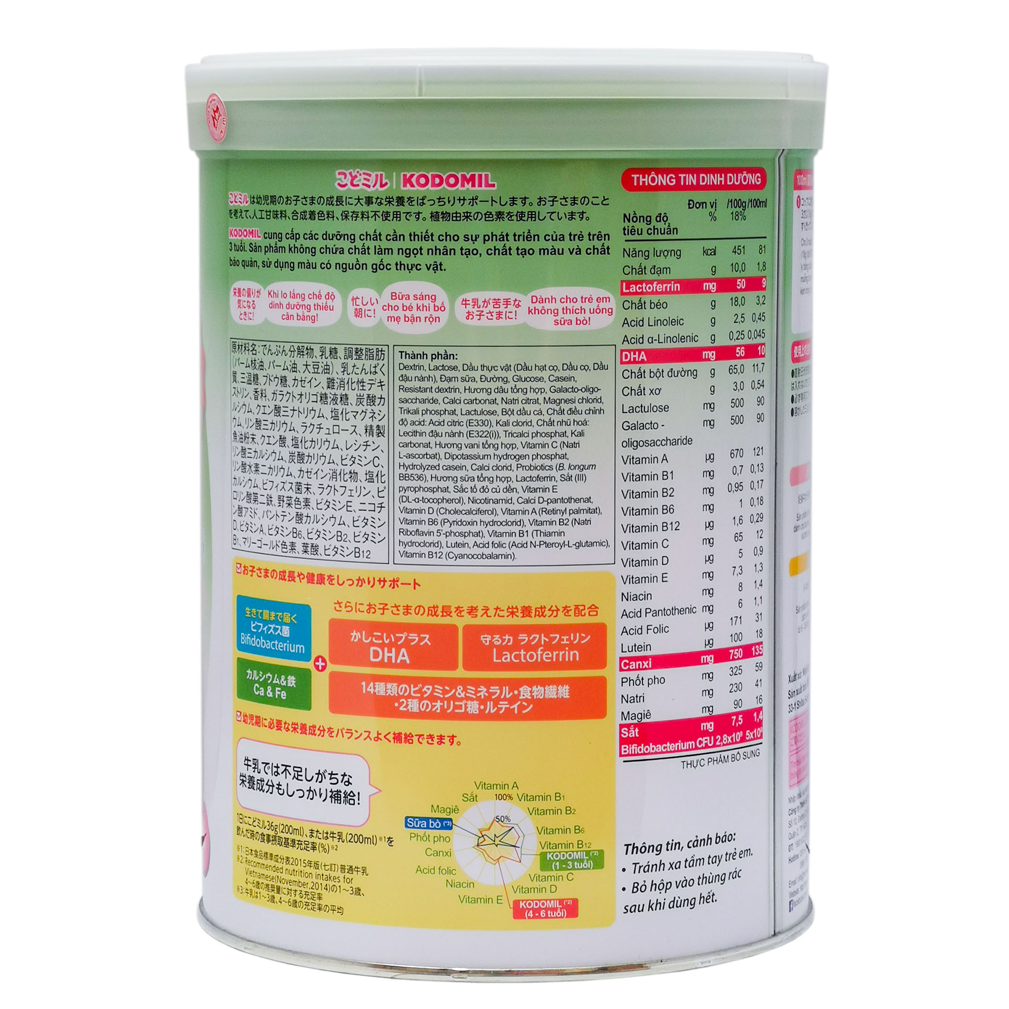 Sữa Bột Morinaga Kodomil 3 - Hộp 850g