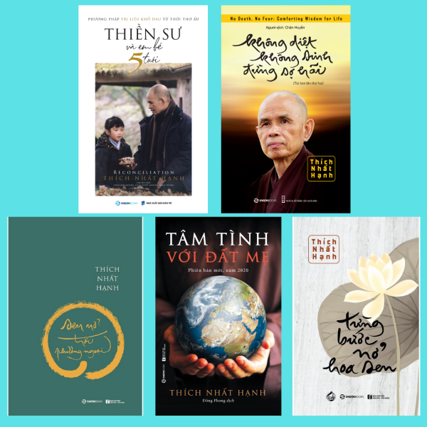 Những quyển sách hay của Thiền sư Thích Nhất Hạnh (Bộ 5 cuốn) - Tác giả: Thích Nhất Hạnh