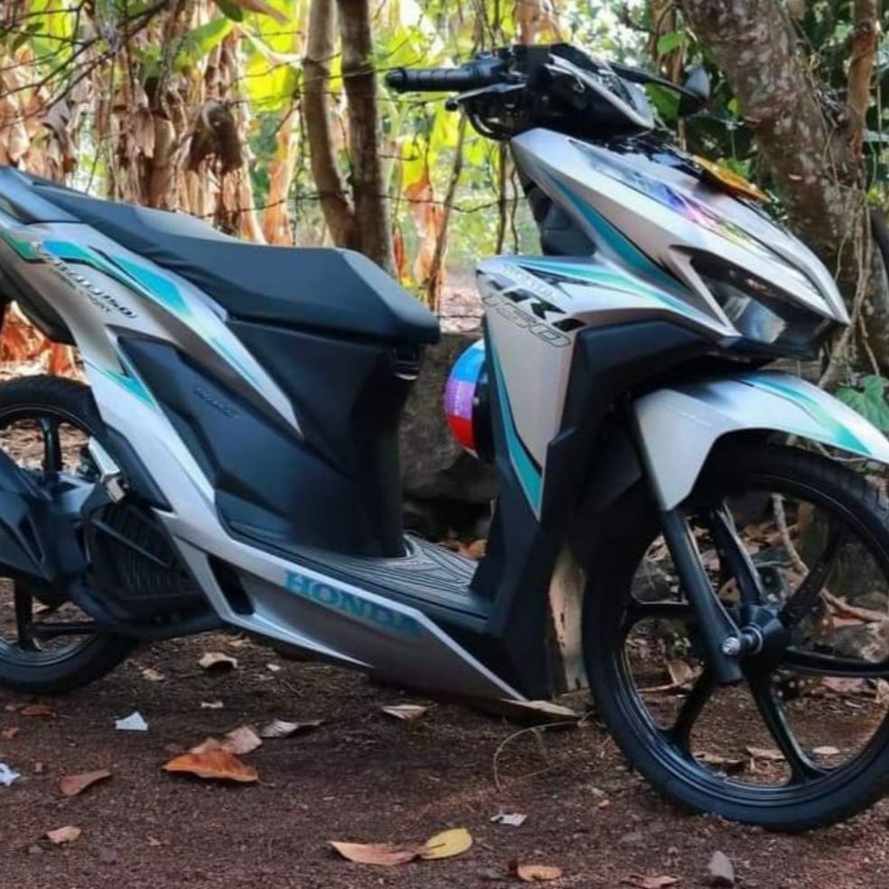 [HCM]Tem xe Vario150  tem rời cao cấp dán xe bạc  xám bạc