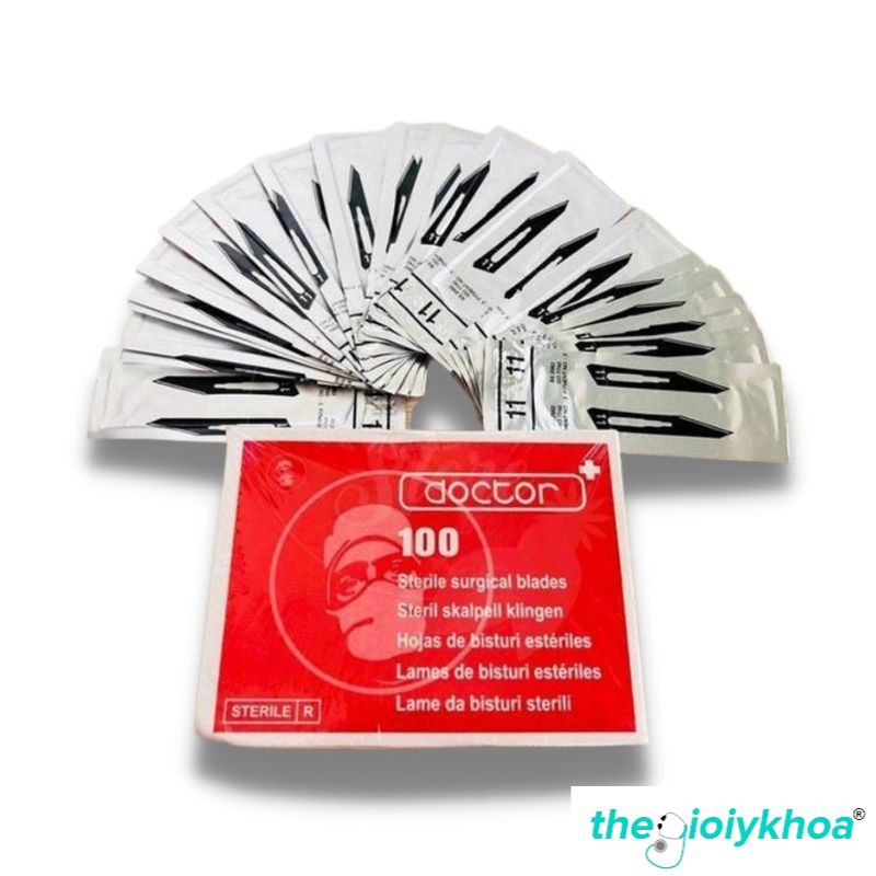 Lẻ 10 dao nặn mụn y tế, dao mổ số 11 thegioiykhoa