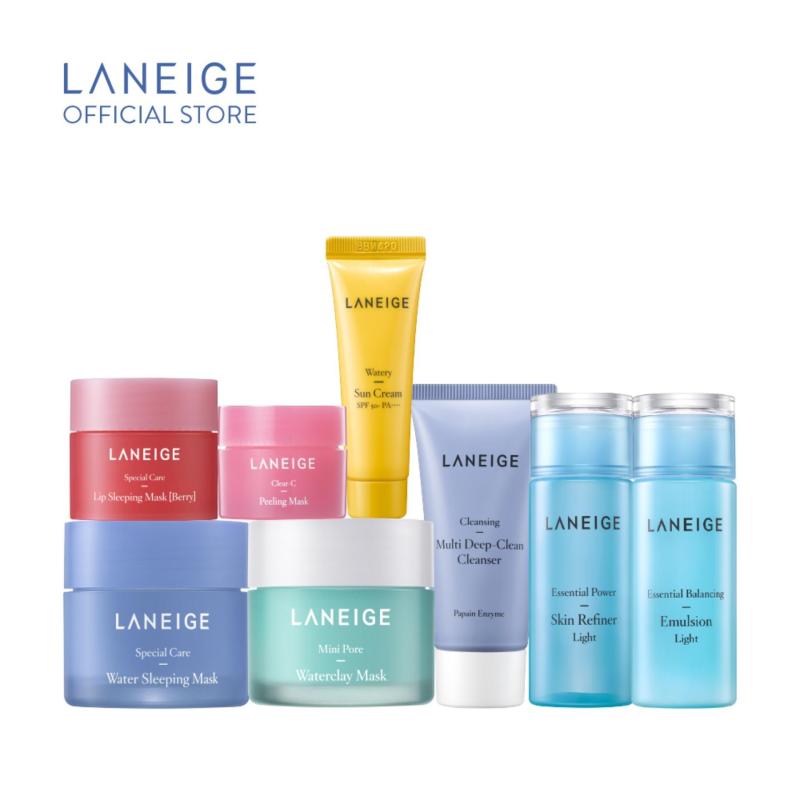 Bộ du lịch giảm bã nhờn, lỗ chân lông to & mụn đầu đen Laneige Clean Skin Set