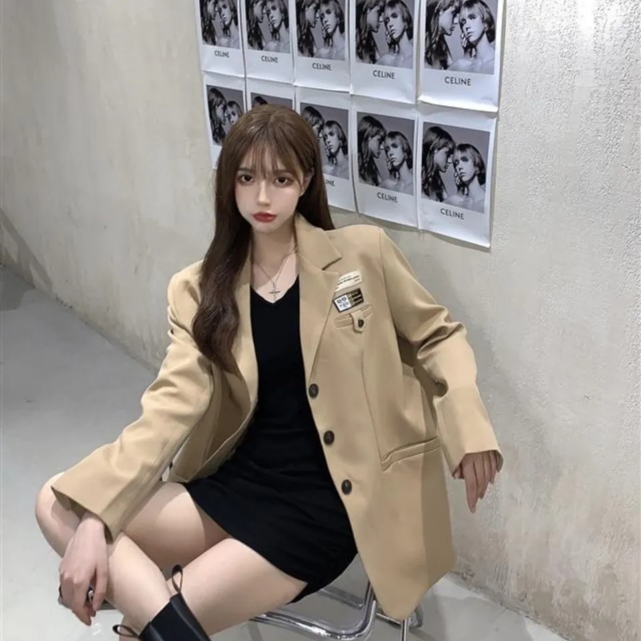 Áo Vet's Blazer Nữ Hàng Quảng Châu