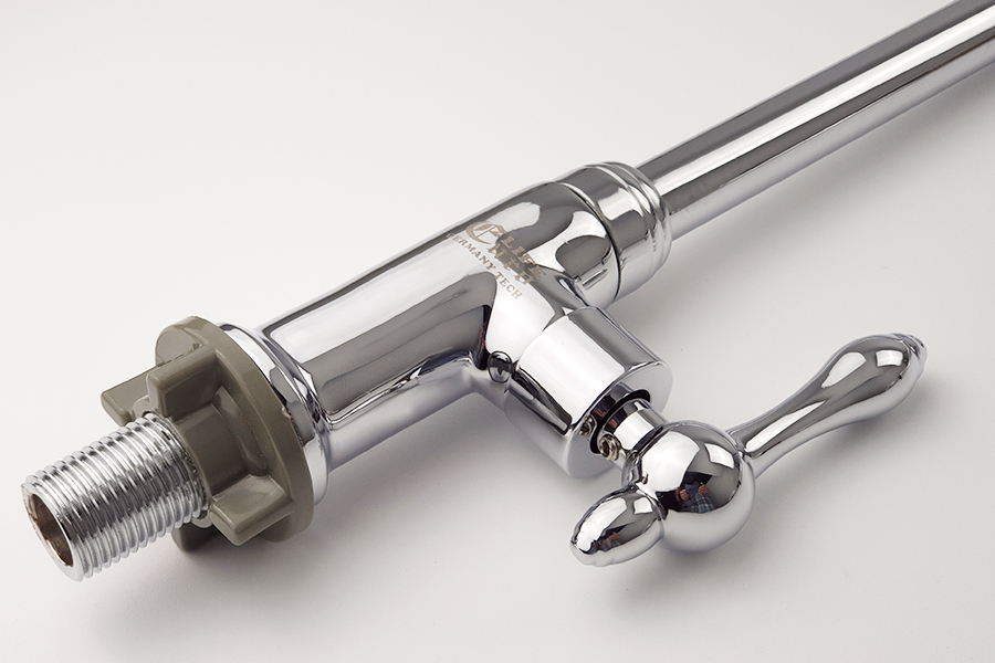 Vòi rửa chén lạnh Đồng mạ Chrome Eurolife EL-RC02 (Trắng bạc)