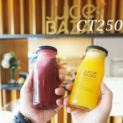 COMBO 6 CHAI THỦY TINH 250ML NẮP THIẾC