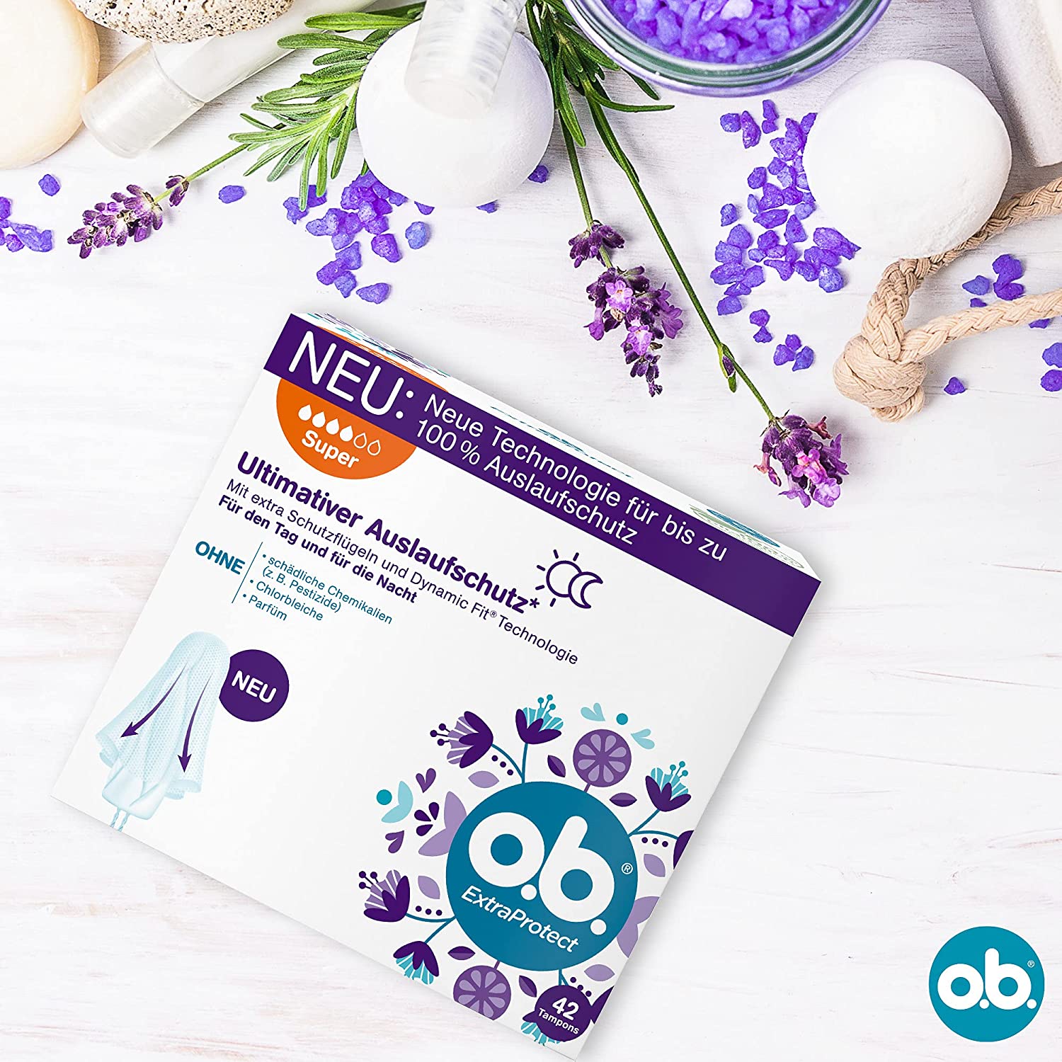 Băng vệ sinh tampon o.b flexia size super 42st Đức ( size lớn 42 cái)