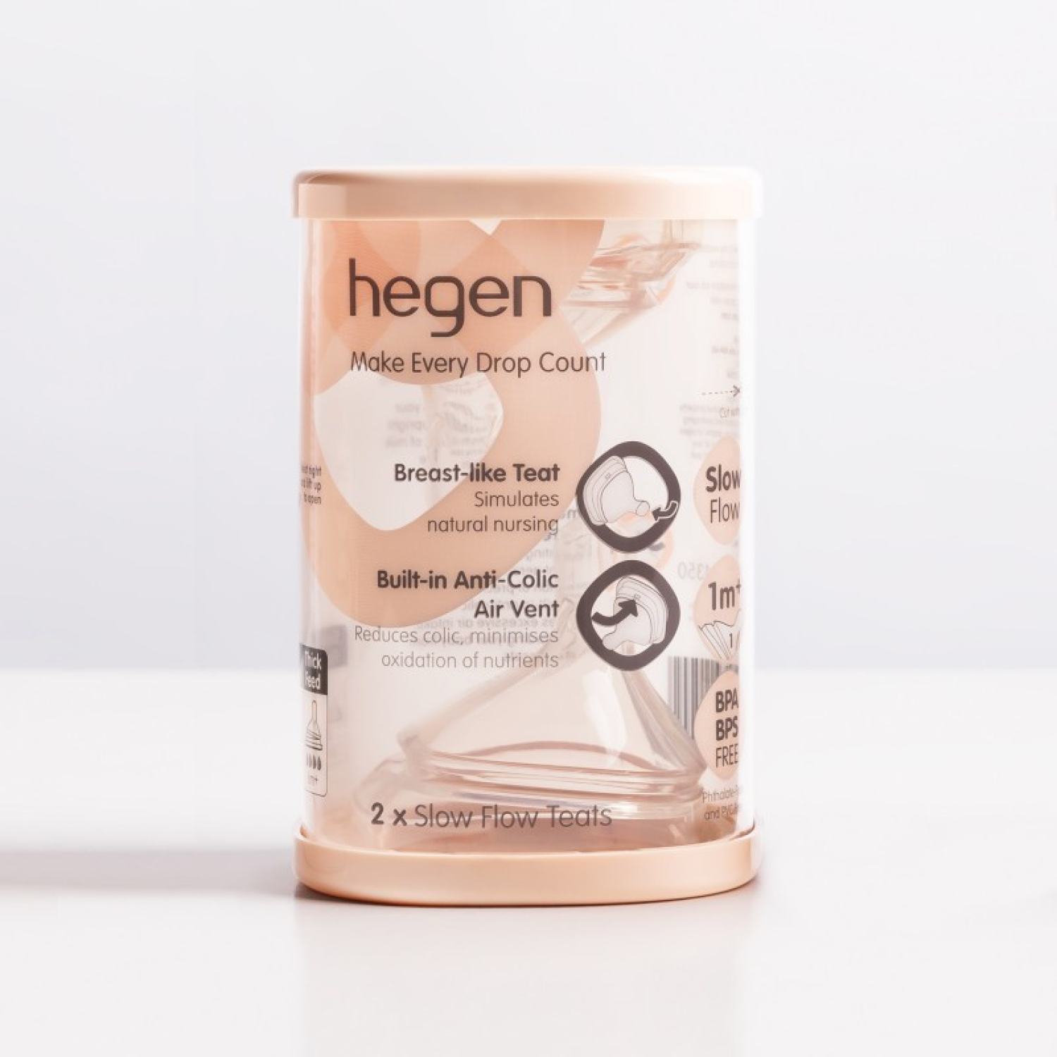 [CHÍNH HÃNG] Núm Ti Thay Thế Bình Sữa Hegen