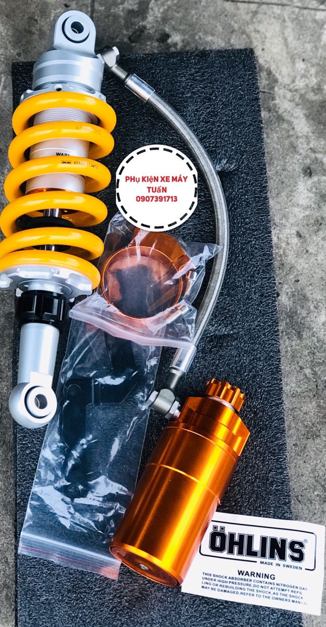 Phuộc OHLIN Raider, SATRIA bình dầu xoay 360 độ