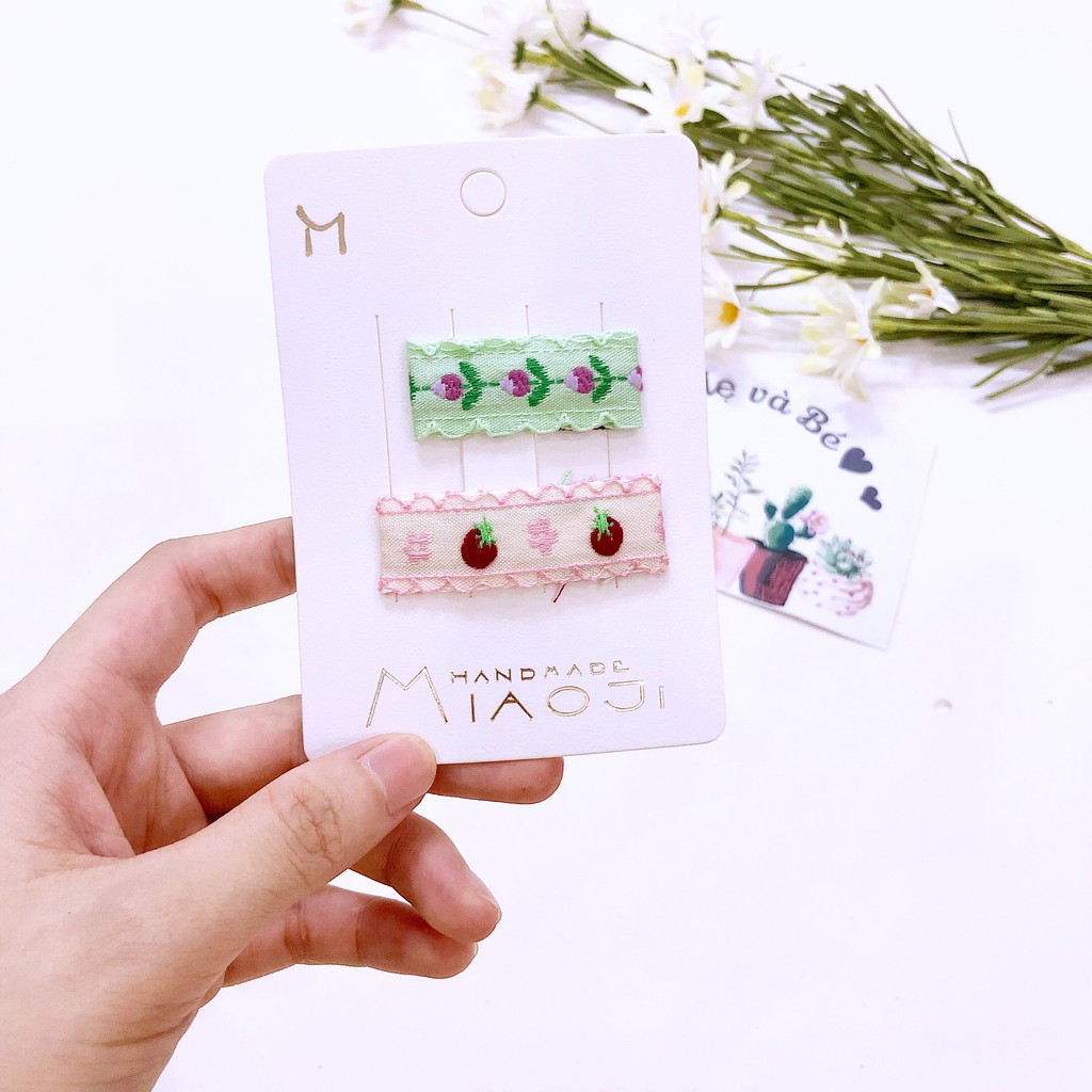 Kẹp tóc bé gái Style Hàn quốc (Set 2c)