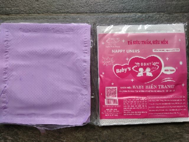 Bịch (9-10 tờ) Lót phân xu 03 lớp cho bé sơ sinh