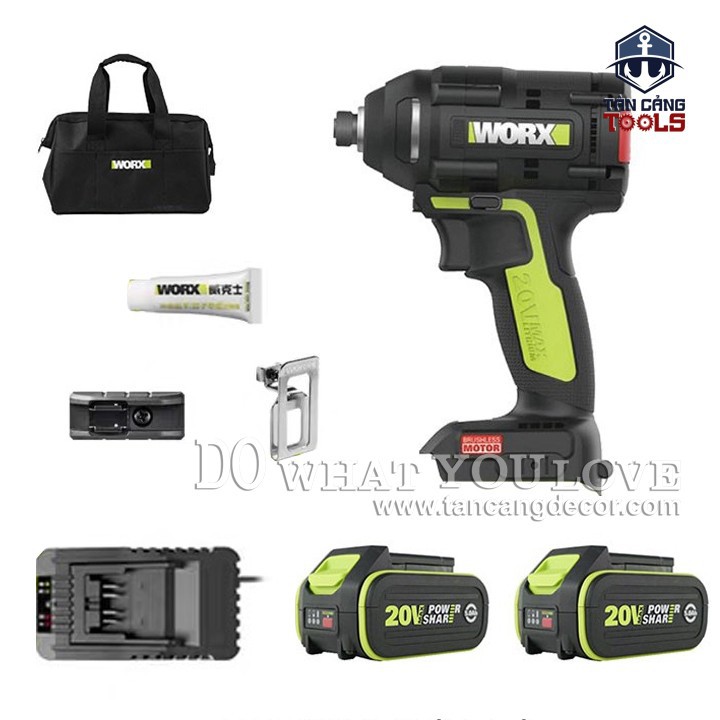 Máy Vặn Vít Động Lực Dùng Pin 20V Worx WU294.1