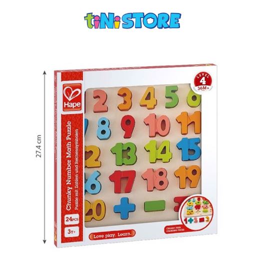 Đồ chơi bộ xếp số và tập phép tính HAPE