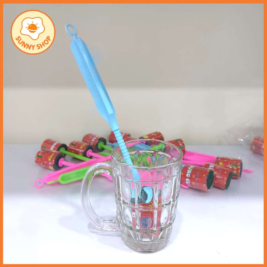 Cây cọ rửa ly cốc chén bình sữa - 3.5x3.5x6.6cm