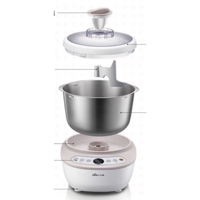 Máy nhồi bột Bear HMJ- A50B1 ( âu 5L) hàng có sẵn