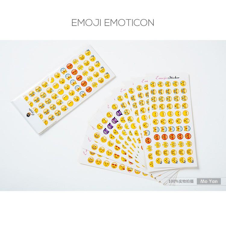 Set 12 tấm Sticker cảm xúc
