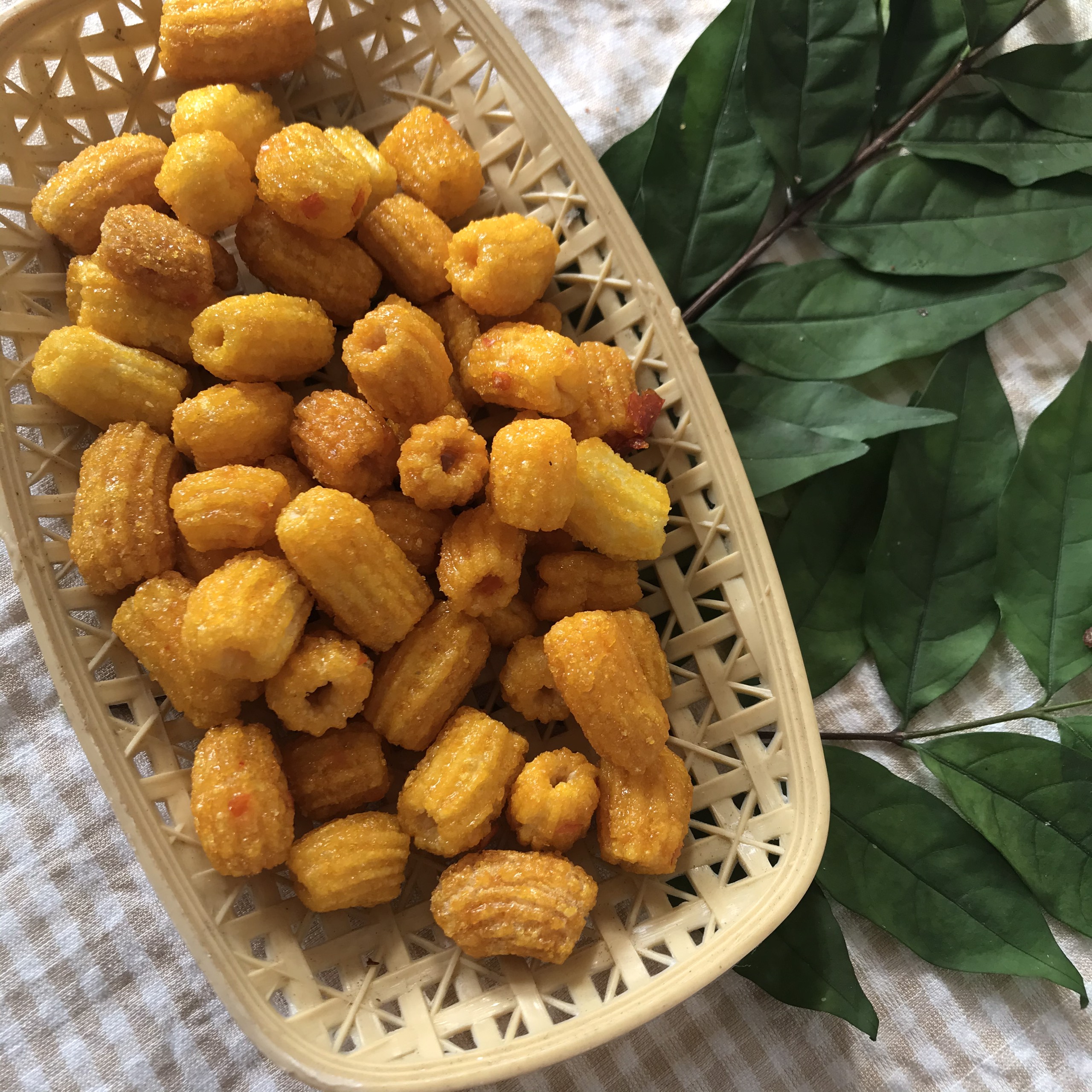 1KG NUI CHIÊN BƠ CAY GIÒN RỤM