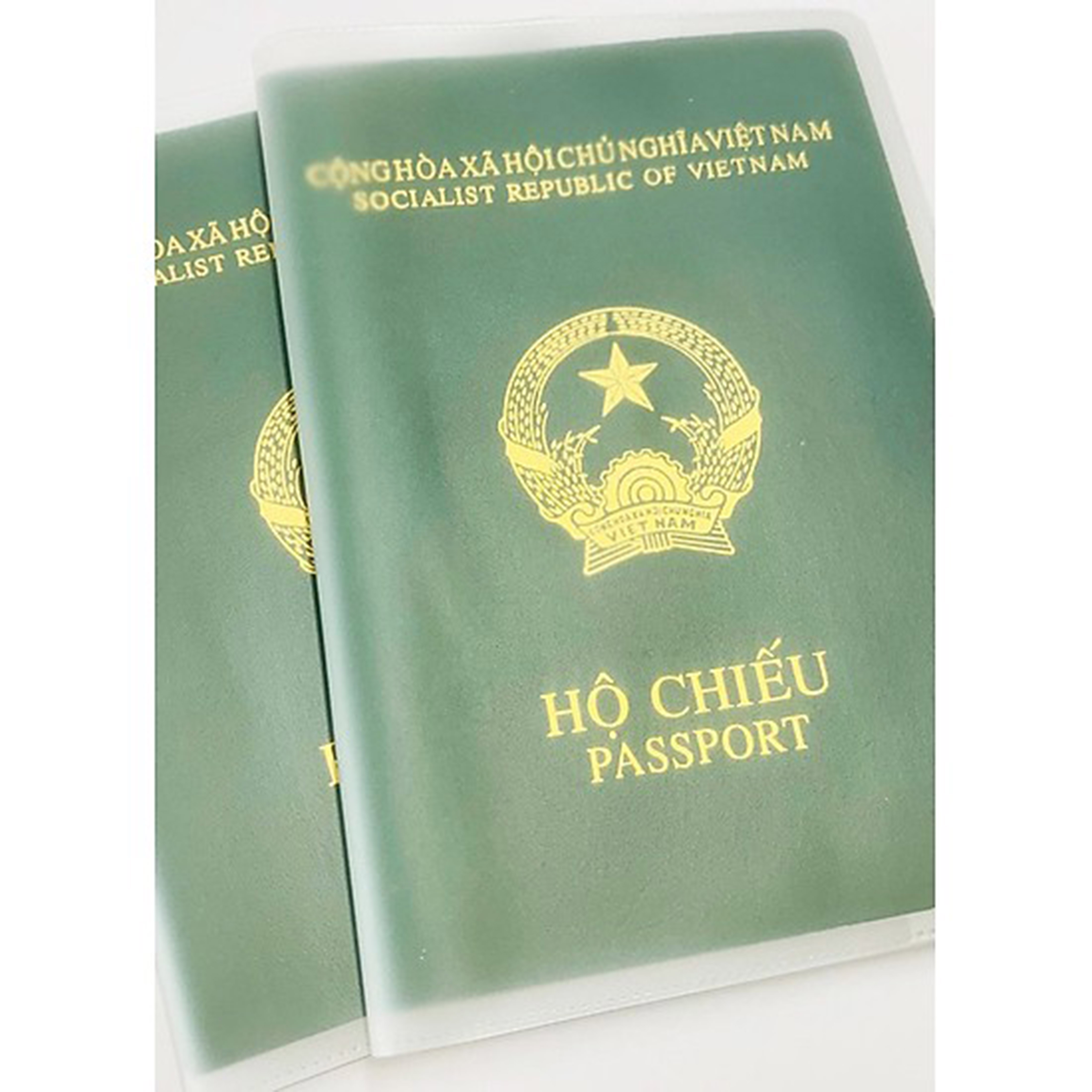 [HCM]Bộ 2 Bao passport PVC trong suốt