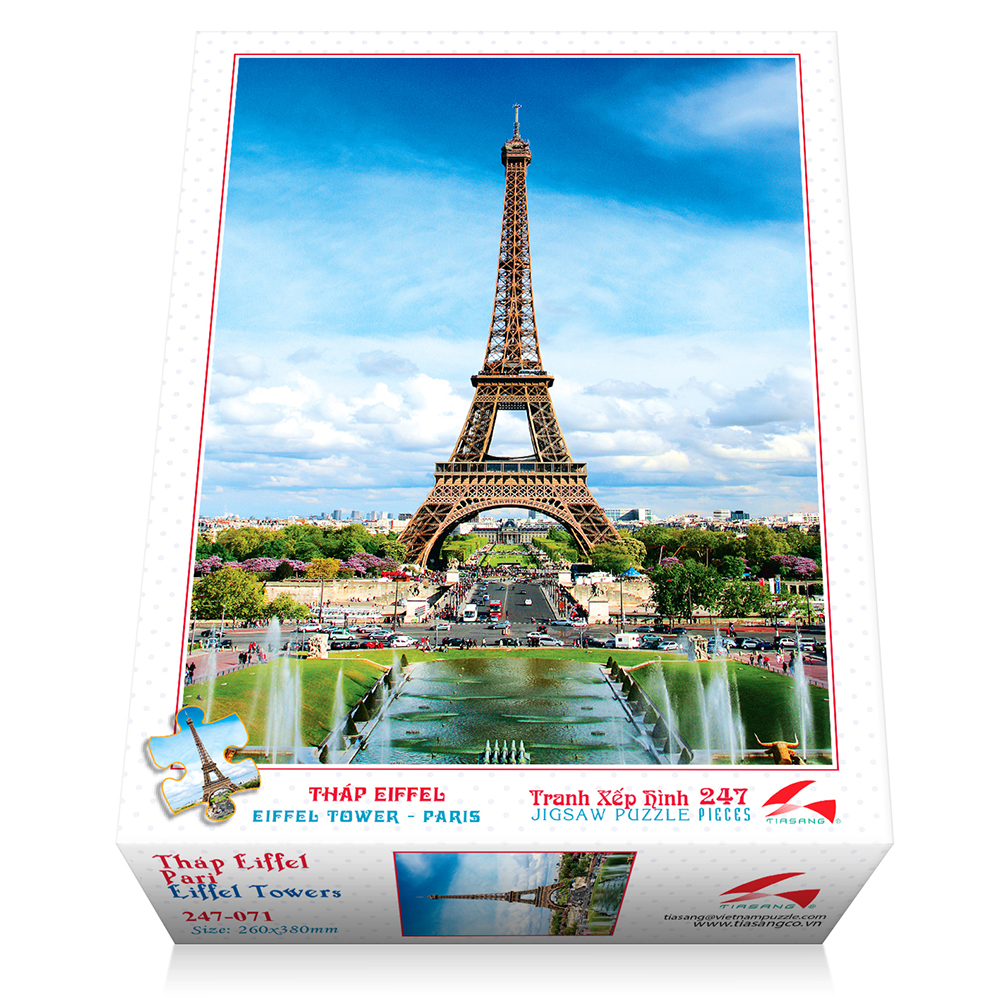 Tranh xếp hình 247 mảnh - Tháp Eiffel
