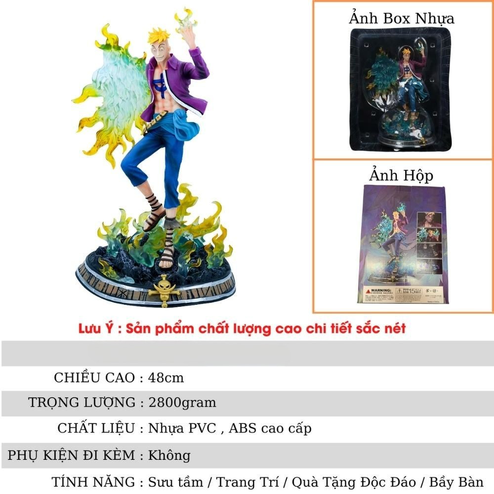 Mô hình nhân vật Marco phượng hoàng bản đẹp dáng đứng cao 44cm | Figure anime one piece vua hải tặc đồ chơi mô hình