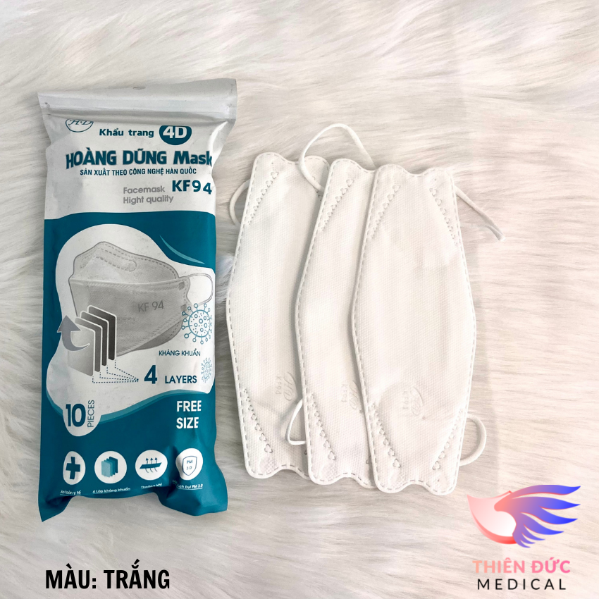 Thùng 300 Cái Khẩu Trang KF94 Hoàng Dũng