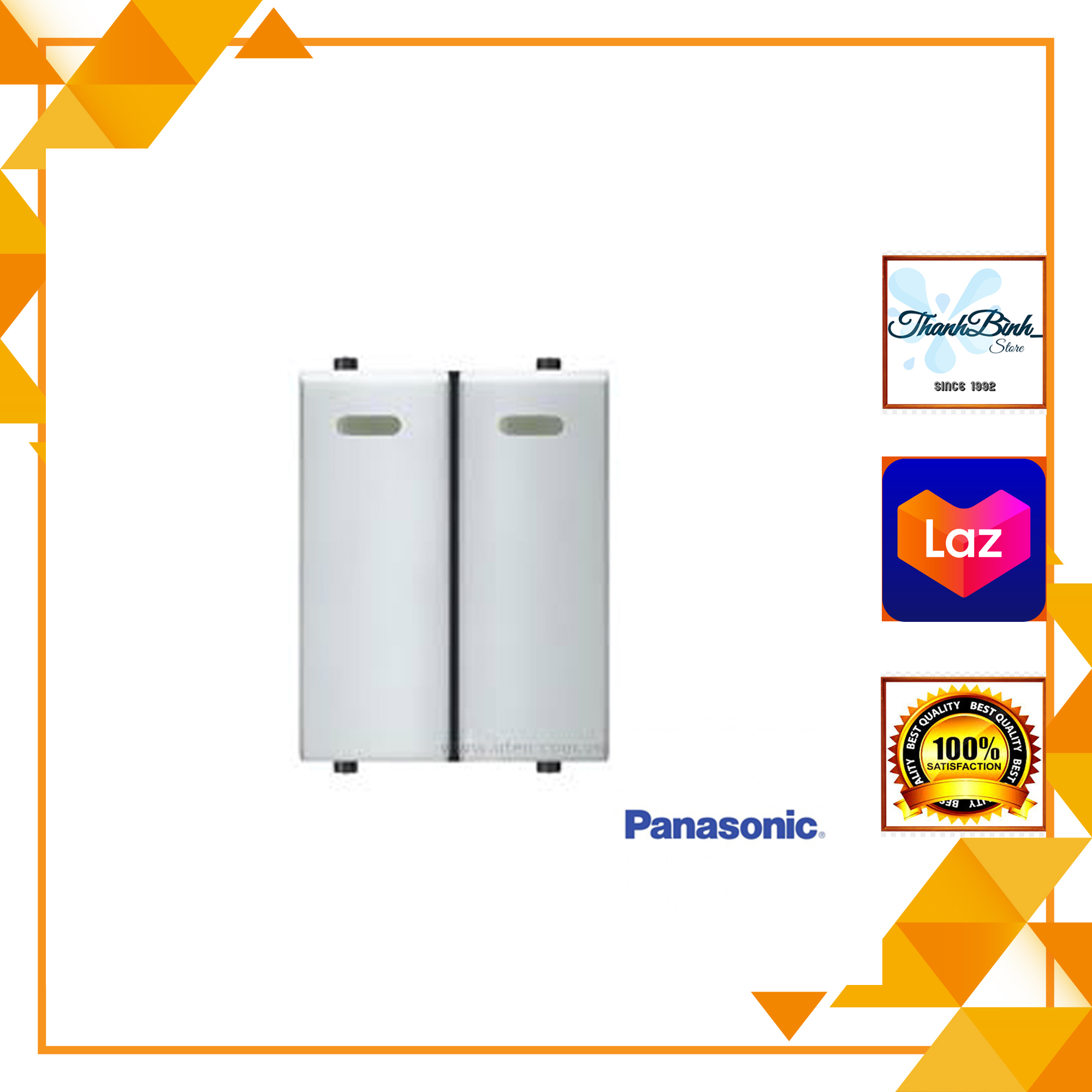 Hạt công tắc kép panasonic dòng wide/ hạt công tắc kép pana-