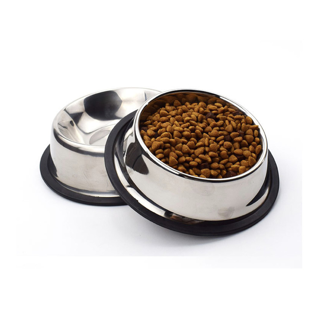 [HOÀN TIỀN 10%]Bát inox chống trượt cho chó mèo Full Size - CutePets