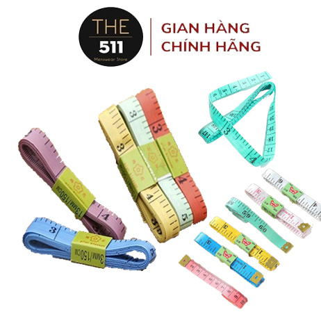 Thước dây đo vòng eo, bụng ,đo chiều cao nhiều màu bền đẹp