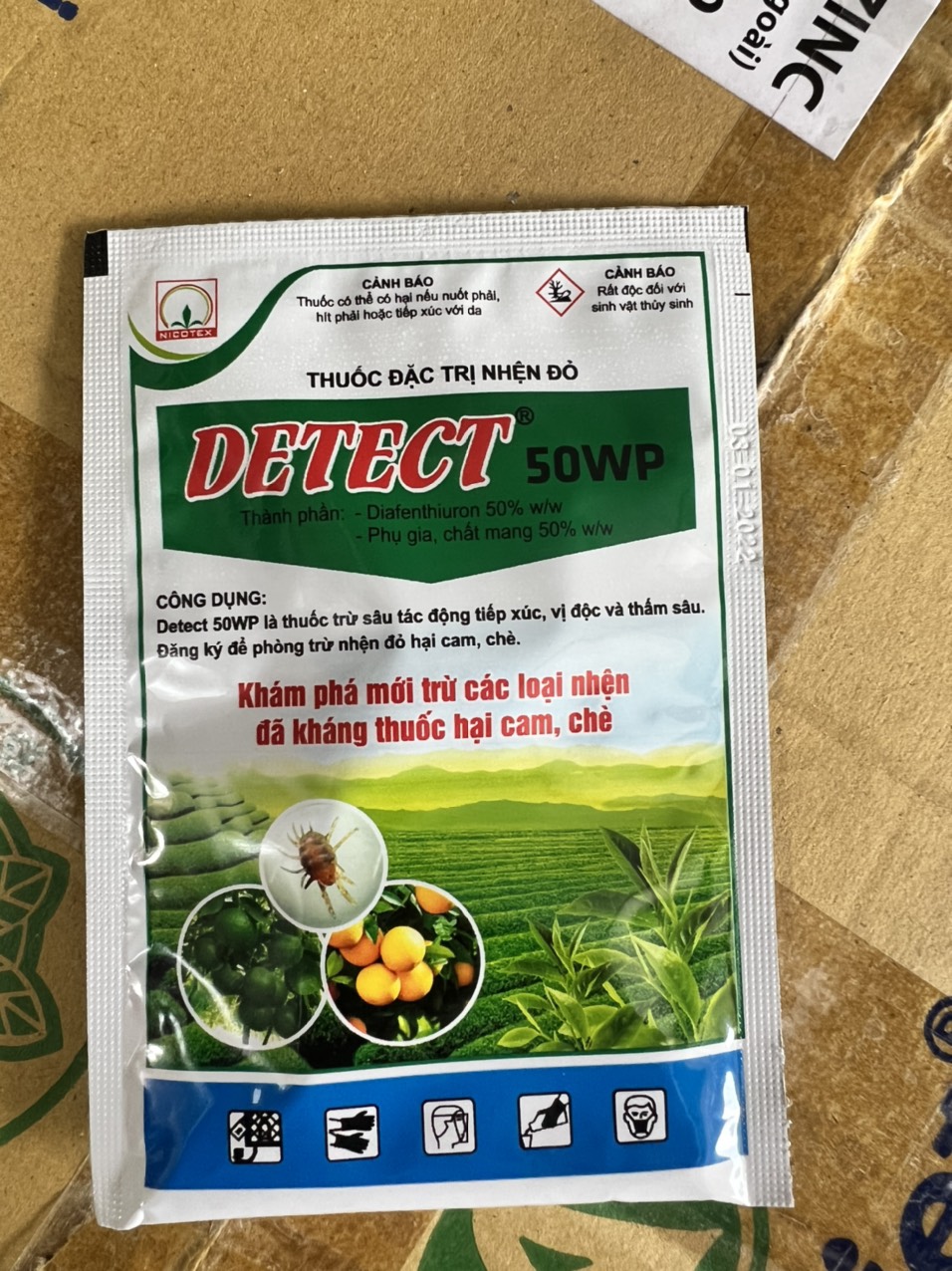 Thuốc trừ nhện đỏ Detect 50wp