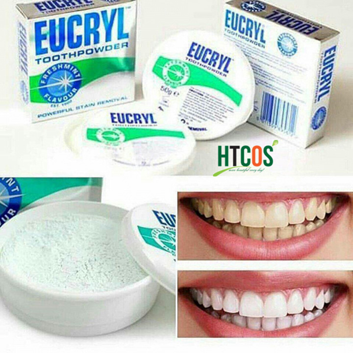 Bột Trắng Răng Eucryl 50g