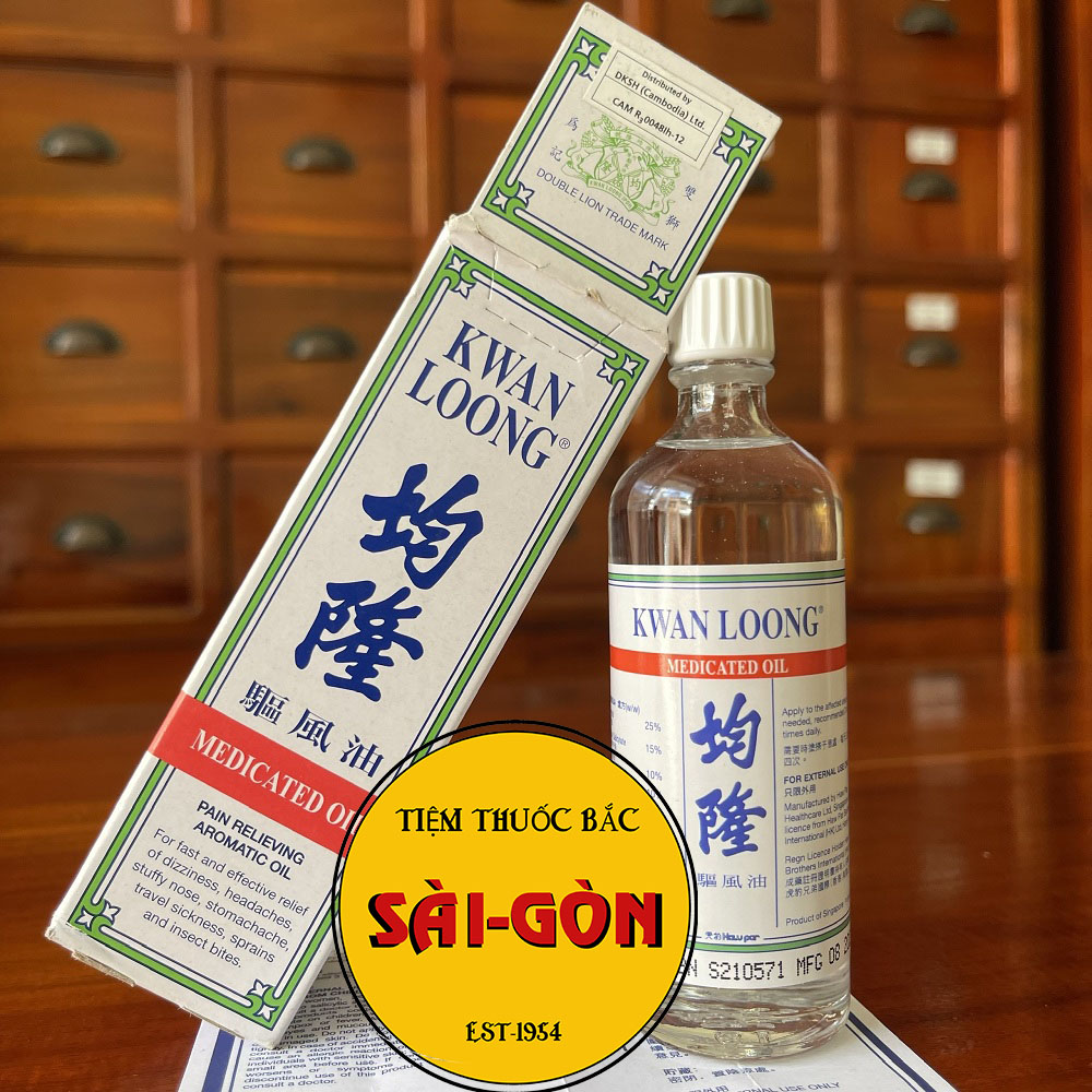 Dầu Kwan Loong - Dầu  Khu Phong chai 57ml ( Hàng nhập chuẩn xịn)