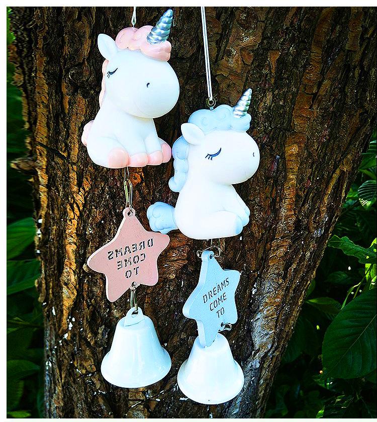 [FREESHIP MAX 15K][HCM]Chuông gió UNICORN DREAMS COME TO PASTEL (Màu Xanh Biển)
