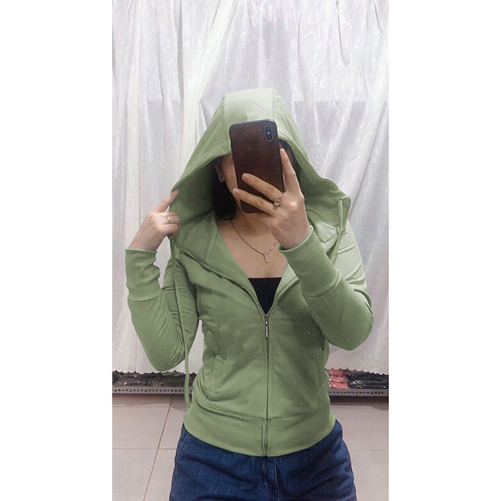 [HCM]Áo Khoác Nữ Nón Trùm Cao Cấp Thời Trang