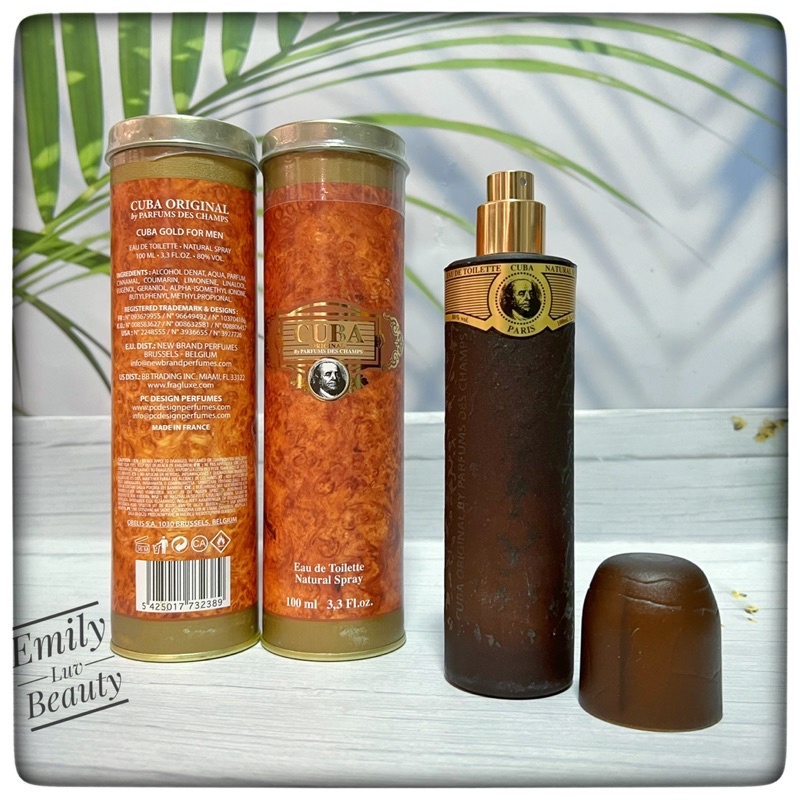 Nước hoa nam Cuba gold 100ml edt (chính hãng, hàng Mỹ)
