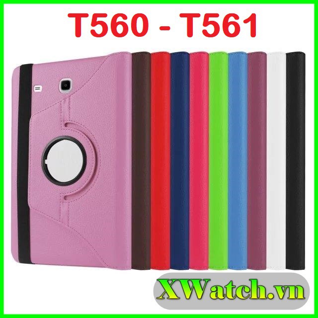 Tặng Bút Cảm Ứng _ Bao Da Samsung Galaxy Tab E 9.6 - Bao Da T560 / T561