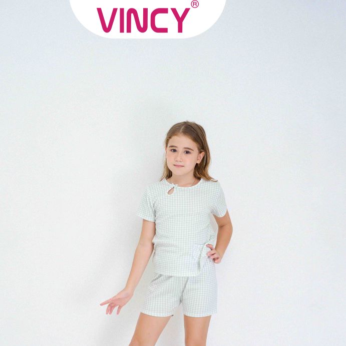 [Mua 3 giảm 20%, mua 2 giảm 15%] Bộ Đồ Short Thun Bé Gái Vincy KST020W31