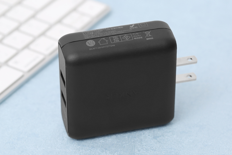 Adapter sạc 2 cổng USB 20W Anrport SpeeA2025 Đen