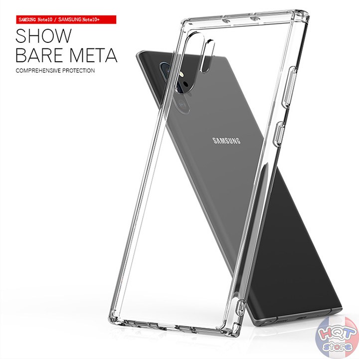 Ốp lưng chống sốc samsung galaxy note 10, note 10 plus, hiệu likgus trong suốt.