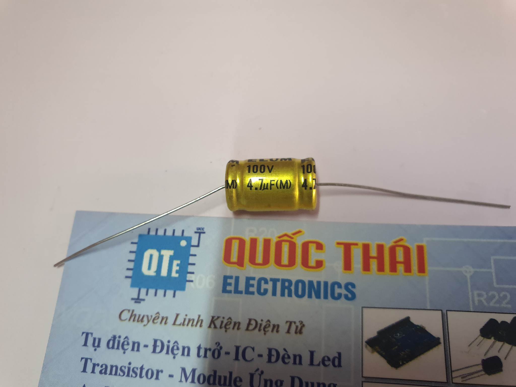 Tụ cản loa trung không phân cực 4,7uf / 100v
