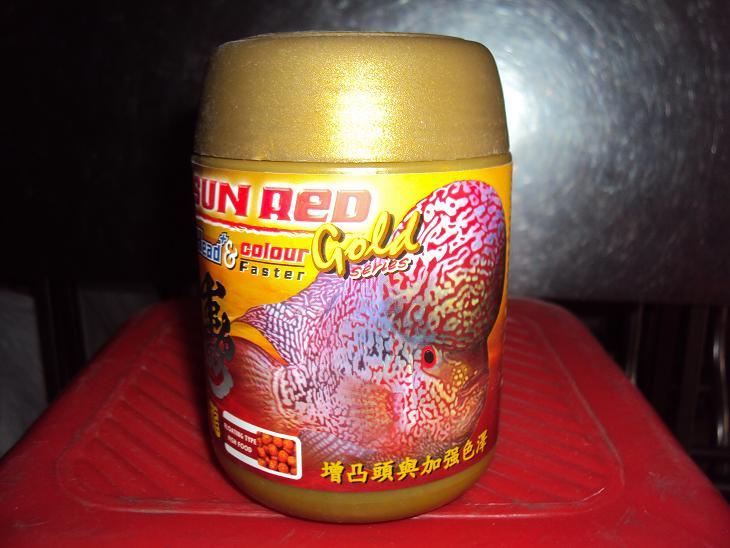 [HCM]Thức ăn cho cá la hán Sun Red okiko
