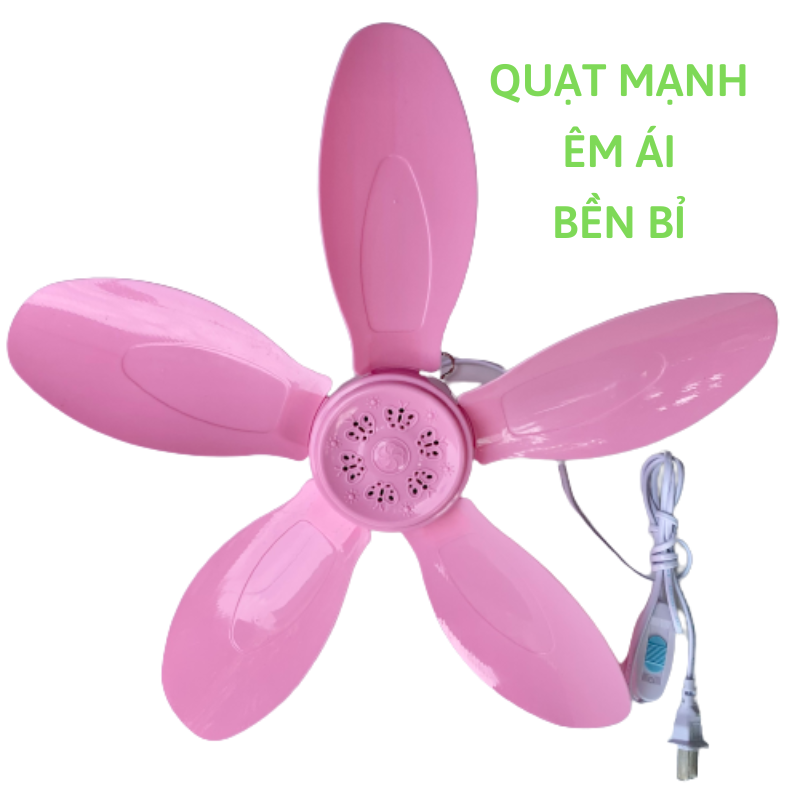 Quạt Màn Trần Mini 42Cm Quay Mạnh, Êm Ái Dễ Chịu