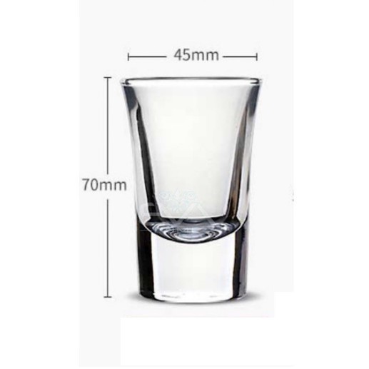 Ly rượu shot DELI trong suốt 45ml dùng chúc rượu Y5003