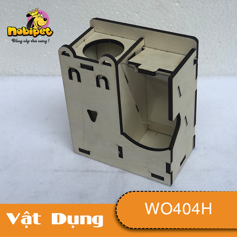Đế Bình Nước Lắp Ráp Auto Có chén trữ thức ăn Vật Dụng NUôi Hamster