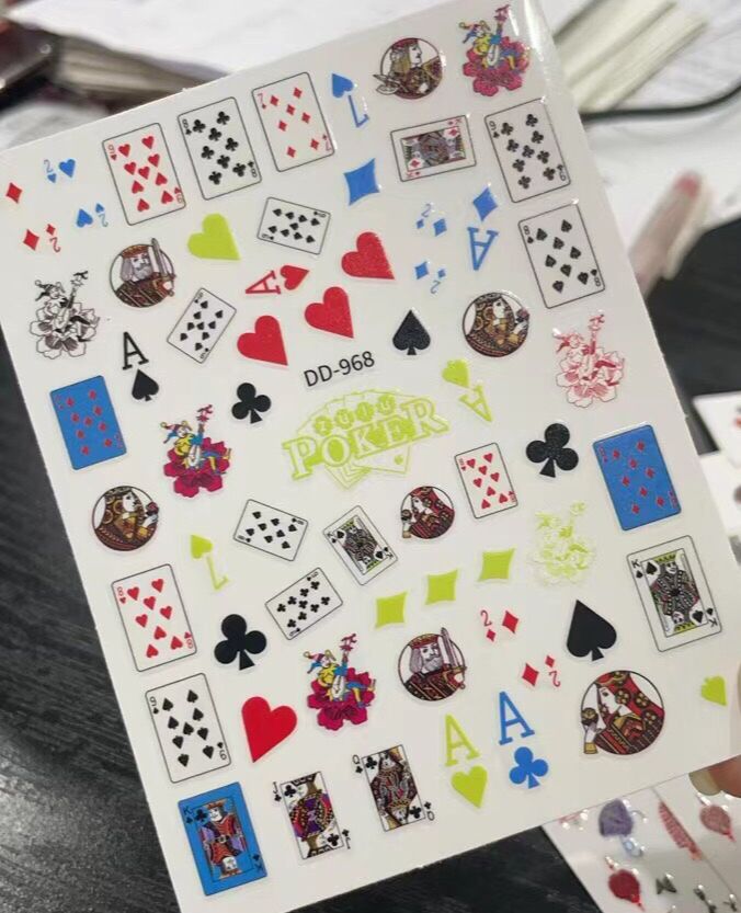 Sticker Tết ,Sticker Bài Dán Móng Nhiều Mẫu - TGN937
