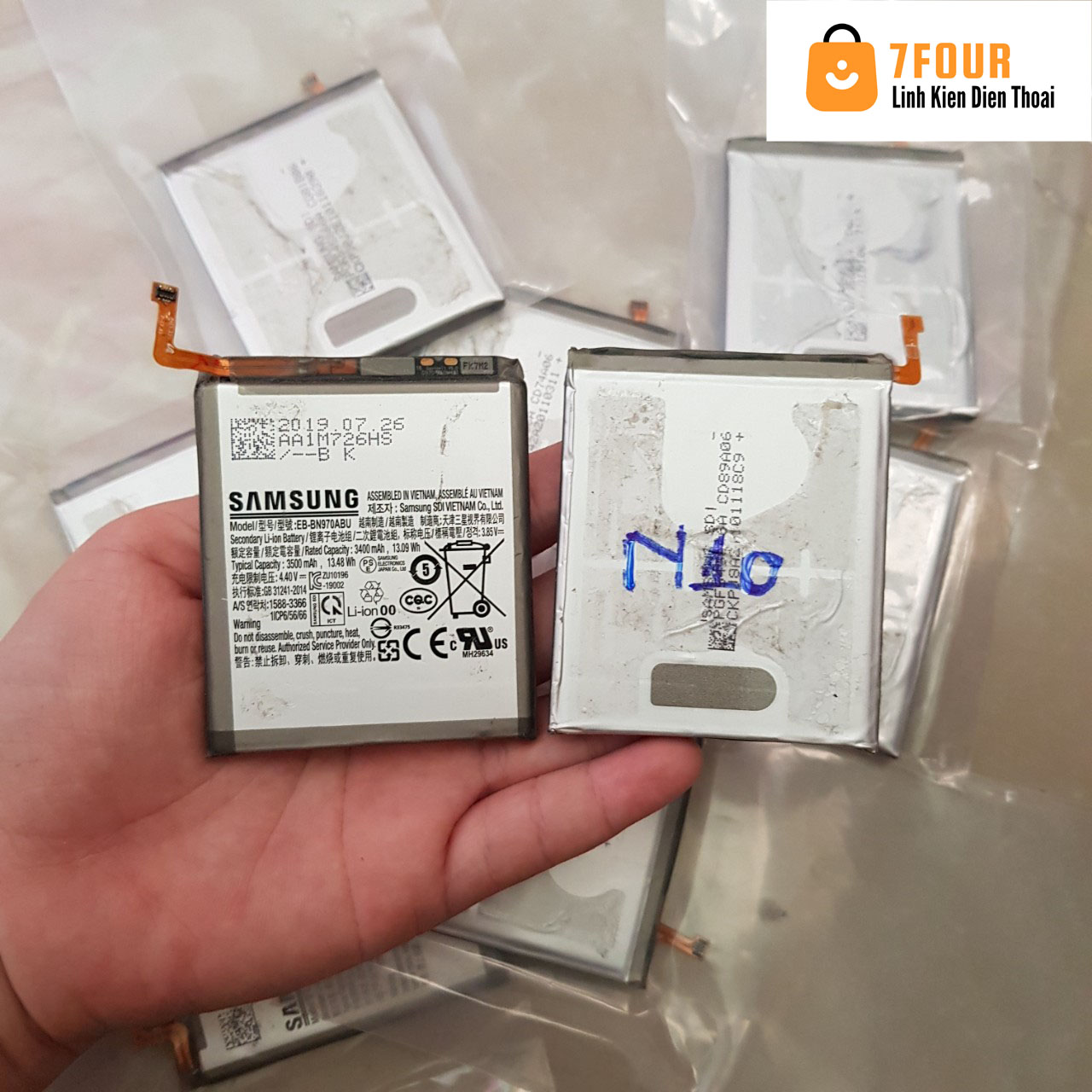 Pin Samsung Note 10+ / Note 10 5G zin tháo máy - 7Four