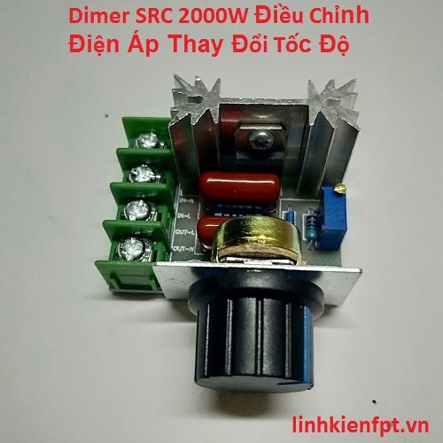 Dimer 2000W 220VAC Điều Chỉnh Áp Thay Đổi Tốc Độ