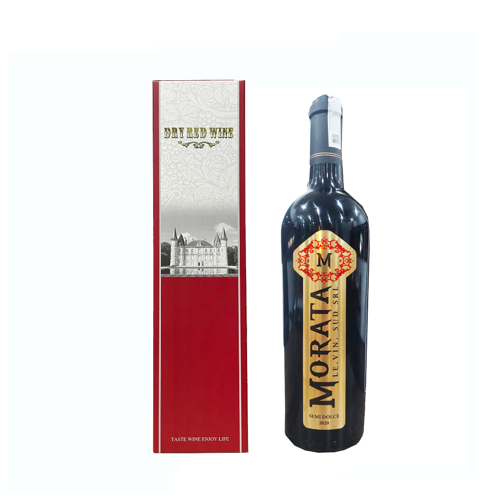 Vang ngọt Ý Morata Semi nhập khẩu (có thể mua thêm hộp đựng)